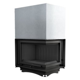 Каминная топка Kratki Zuzia P/BS/G (угловое стекло справа,гильотина)